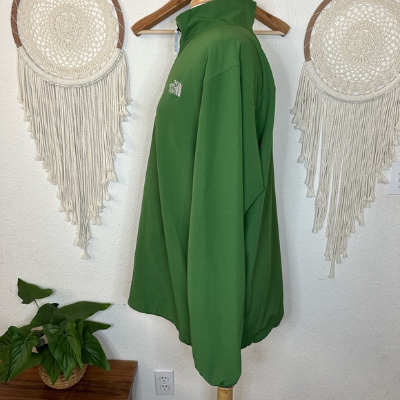 The north face green 1/4 zip jacket men’s large - Picture 3 of 8